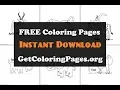Animal alphabet letters to print and color