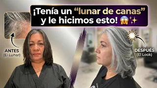 ¿Quién dijo que las canas envejecen? 😱✨ Este look demuestra TODO lo contrario.  @bettylazcano 
