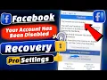 How To Recover Disabled Facebook Account 2026 Disabled Facebook Account Recovery 2026