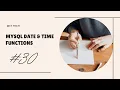 MySQL Date Time Functions in Hindi Complete Tutorial Session