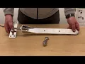18 450mm Stainless Steel Adjustable Hook and Band Hinges