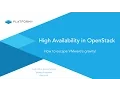 Platform9 Webinar - High Availability in OpenStack