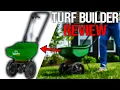 Scotts Turf Builder EdgeGuard Mini Broadcast Spreader Review Best Spreader for Seed Fertilizer