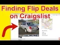 Finding Car Deals on Craigslist - How To Flip Cars