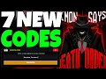 NEW ALL WORKING CODES FOR DEATH ORDER SIMON SAYS IN JULY 2026 ROBLOX DEATH ORDER SIMON SAYS CODES