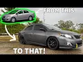 INSANE TRANSFORMATION ON TOYOTA COROLLA 10 Minute Build