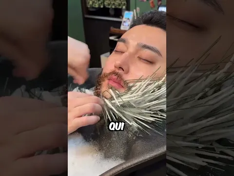 Il s’est endormi chez le coiffeur… 😳💤