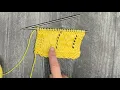 How to Knit an SSK and a Modified SSK