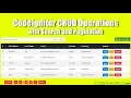 CodeIgniter CRUD Operations with Search and Pagination