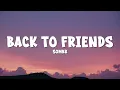 sombr - back to friends (Lyrics)