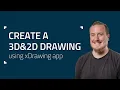 3DEXPERIENCE TUTORIAL How to create a 3D 2D drawing using the xDrawing app