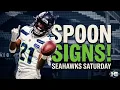 SEAHAWKS SATURDAY Spoon Signs