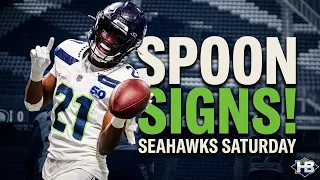 SEAHAWKS SATURDAY Spoon Signs