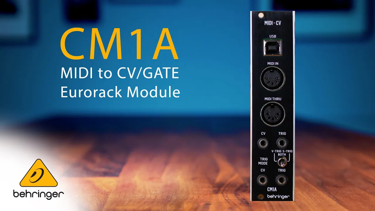 DTM・DAW Behringer CM1A Behringer CM1A MIDI to CV Converter Eurorack Module | Sweetwater