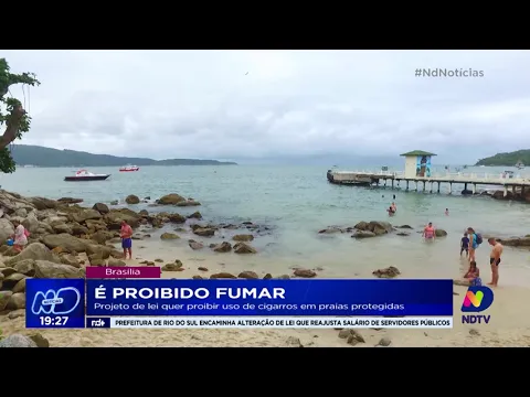 Projeto de lei quer proibir uso de cigarros em praias protegidas