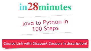 New Course - Java to Python in 100 Steps