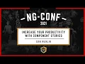 Increase your productivity with component stories Dan Wahlin ng-conf 2021