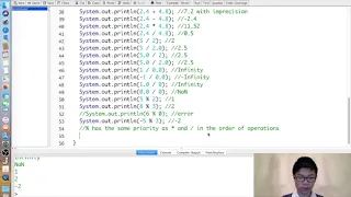 Level 1 Lesson 1 Part 2 Arithmetic and String concatenation