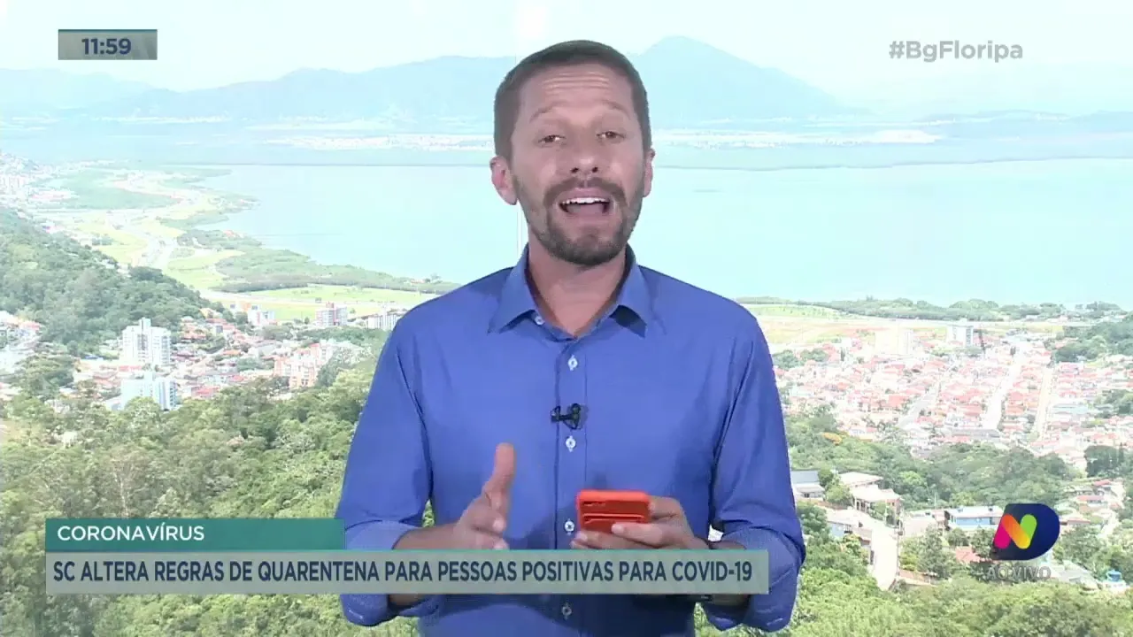 Santa Catarina altera regras de quarentena para pessoas com Covid-19