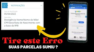 DIVERGÊNCIA NOME DA MÃE/ CPF/ SEXO/ DATA DE NASCIMENTO/ COM  BASE DA RFB