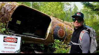 Finding a crashed plane in the forest and exploring Port Hardy