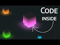 Ambient Light Effect CSS 3D Glowing Cube Animation Effect With Code 3d Animation 3d projects