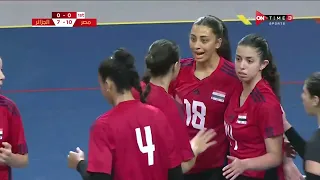 مباراة ودية بين مصر والجزائر في كرة الطائرة سيدات 