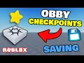 How to make OBBY CHECKPOINTS THAT SAVE in ROBLOX STUDIO