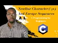 Newline Character n And Escape Sequences C Programming for Beginners