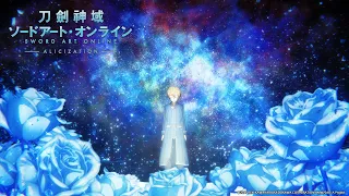 YouTube影片, 內容是刀劍神域 Alicization 的 後期片尾動畫(ED2)(中日歌詞)