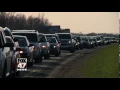 I-96 rollover accident slows traffic minor injuries