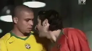 إعلان اللذي قامو به لاعبي البرازيل والبرتغال سنة 2006 روعة 