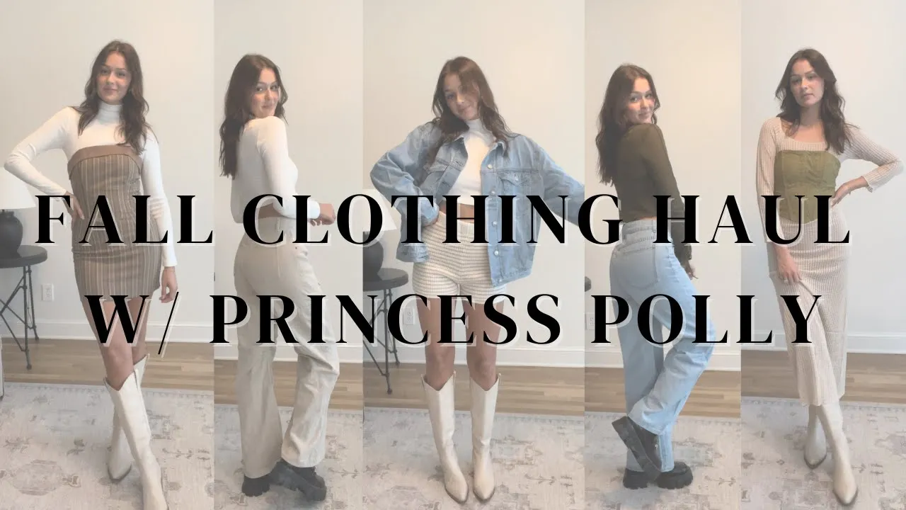 FALL CLOTHING HAUL WITH PRINCESS POLLY | Lea Wilemon