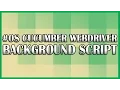 Cucumber JVM Selenium WebDriver 08 Background Script Tutorial QAShahin