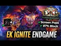 PoE 3 29 EK Ignite Elementalist Build - Tanky Screen Pops Endgame Update
