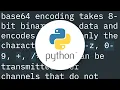 Why do I need b to encode a string with Base64