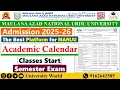 MANUU Academic Calendar 2025 Semester Dates Exams Holidays UniversityWorld