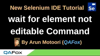 New Selenium IDE - Part 81