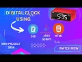 Create Digital Clock A Step-by-Step Guide to Make Watch using HTML CSS JavaScript