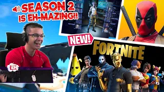 Nick Eh 30 s FIRST REACTION to Fortnite Season 2 Chapter 2