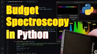 Budget Spectroscopy With Python Programming Data Science