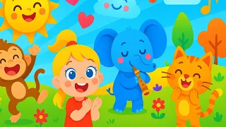 Funny Animals Emotions Song | Kids songs and Nursery Rhymes