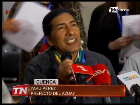 Yaku Pérez asegura que lucha contra la minería se fortalecerá en el país