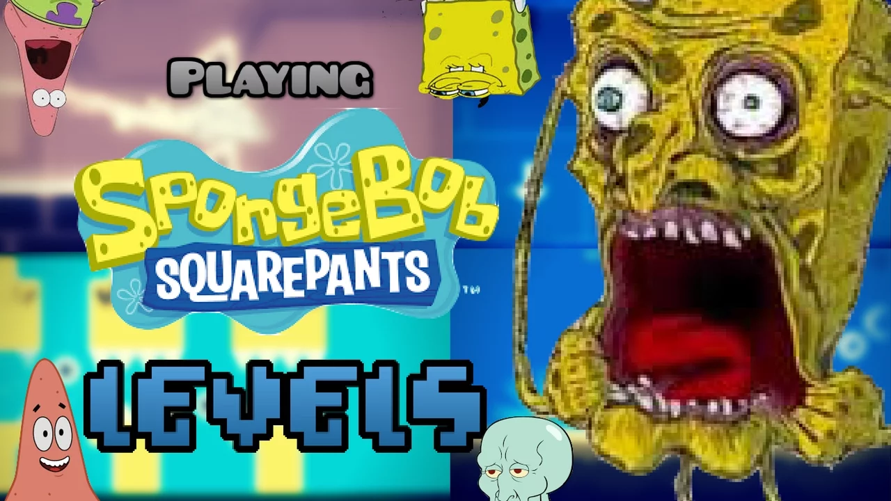 Geometry Dash: Playing "SPONGEBOB LEVELS"