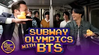 Download Subway Olympics with BTS | The Tonight Show Starring Jimmy Fallon MP3