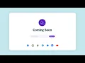 Responsive Coming Soon Page Tutorial HTML CSS