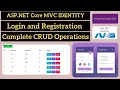 crud operation in asp net core c with Identity