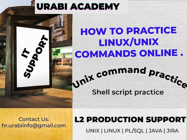 Practice Linux/Unix commands Online | Linux | Unix | L2 Support