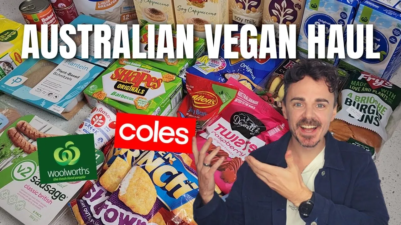 2023 australian vegan grocery haul   Woolworths & Coles with Prices