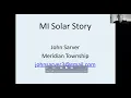 MI Solar Story John Sarver